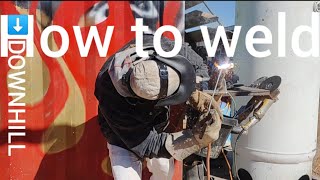 HOW TO WELD 6010/7010 6G DOWNHILL