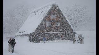 大雪警報発令中　積雪の高速道路　初走行大丈夫かな？　南の国の爺走行編