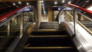 【FHD】【Escalator エスカレーター】京都タワー エスカレーター 上る B1- 1F