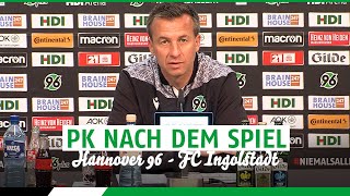 PK nach dem Spiel | Hannover 96 - FC Ingolstadt