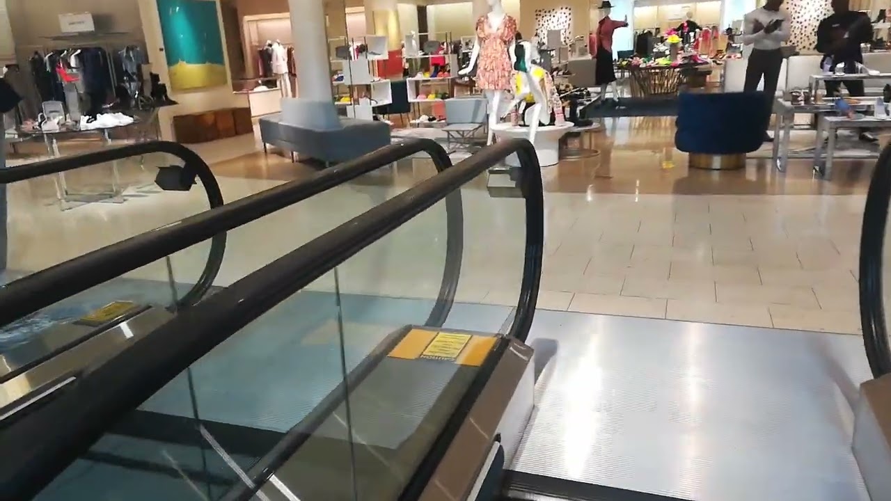 Riding The Escalators In Neiman Marcus At International Plaza Tampa