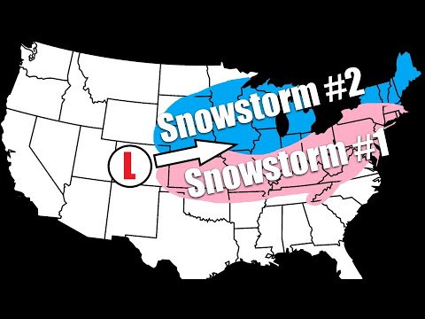 2 Upcoming Major Snowstorms! Heavy Snowfall, Ice, And Dangerous Travel ...