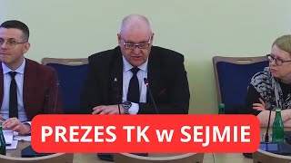 SEJM: Sprawozdanie z działalności Trybunału Konstytucyjnego