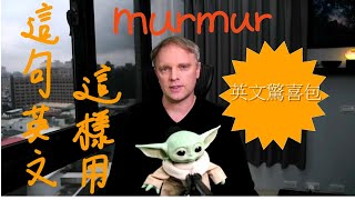 中文講得最厲害外國教授 解釋英文 murmur #englishteaching