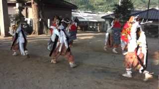 2012 　西予市明浜町　賀茂神社　五鹿踊り