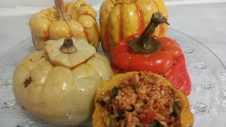 KÜÇÜK BALKABAĞI DOLMASI YAPTIM #yutubeshorts #balkabağı #dolma #lezzetli #lezzet #asmr #yummy #food