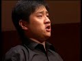 Massenet：Aria“O Souverain，O Juge，O Pere！”from“Le Cid”（tenor：Li Xiaodan）