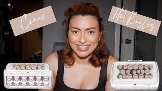 Conair Waves \u0026 Volume Hot Rollers | First time using hot rollers!