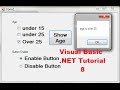 Visual Basic .NET Tutorial 8 - How to use RadioButtons and CheckBoxes in Visual Basic