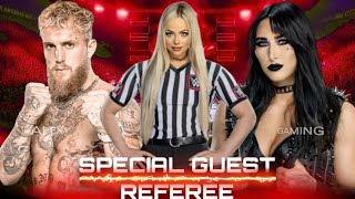 WWE 2K24 - Special Guest Referee Match - Jake Paul VS Rhea Ripley | WWE