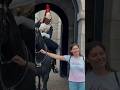 ‘GET OFF THE REINS!’⚡️💂 | Horse Guards, Royal guard, Kings Guard, Horse, London, 2024