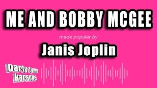 Janis Joplin - Me And Bobby Mcgee (Karaoke Version)