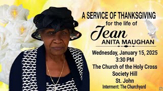 A Service of Celebration for the Life of Jean Maughan