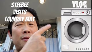 Steebee visits the Laundry Mat( VLOG)