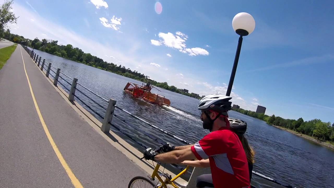 Side By Side Tandem Bike Youtube
