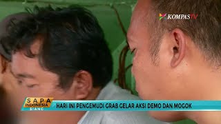 Pengemudi Grab Gelar Aksi Demo dan Mogok