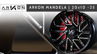 ARKON Mandela 20x10 -25 | Gloss Black \u0026 Milled