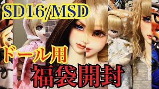 ドール服の福袋開封するよ♪SD16少女＆MSD