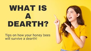 What Is A Dearth? And Why Should Beekeepers Care?