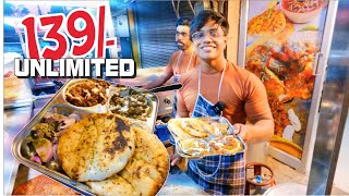 DHAMAKA Unlimited Thali | Street Food India | Changezi Paneer, Chaap Mughlai | Amritsarya Food