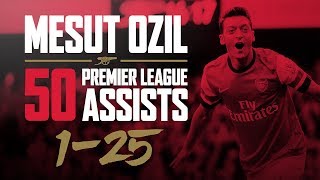 ALL of Mesut Ozil's 50 Premier League assists - part one