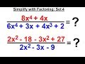 Algebra - Ch. 10: Rational Expression (11 of 33) Simplify with Factoring: Set 4