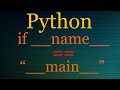 If __name__ == 