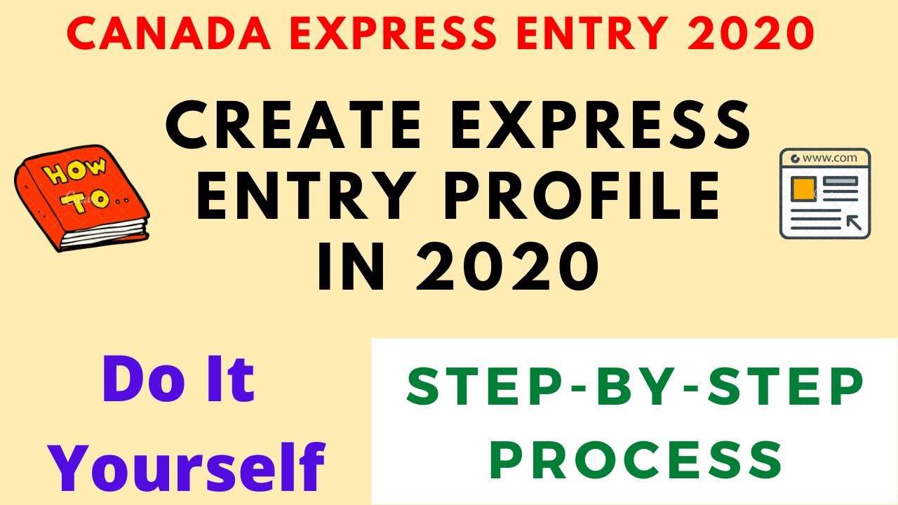 How To Create Express Entry Profile | Step-By-Step Process |Express ...