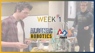 2020 FRC Infinite Recharge, Algonac Robotics Full Metal Muskrats 5860 Week 1