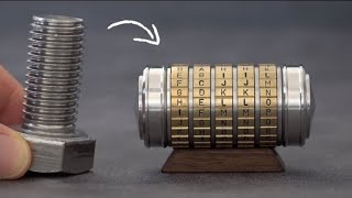 كيفية تحويل برغي من الكروم إلى قفل خزنة  /I Turn stainless steel blots into a pocket safe