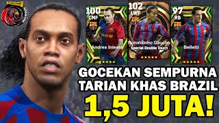 AKU DAPATKAN RONALDINHO 102 + SENTUHAN GANDA SPESIAL, INIESTA GELANDANG TERBAIK & BELLETI BEK CEPAT!