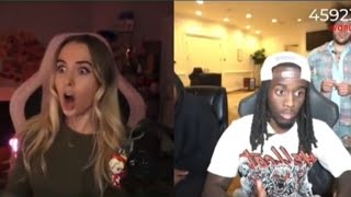 KaiCenat met a female twitch streamer who is live for 3 years 24/7 😳