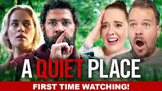 *A QUIET PLACE* First Time Watching Movie REACTION!