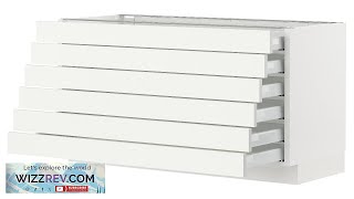 SEKTION / MAXIMERA IKEA Base cabinet 6 fronts/6 low drawers white/Vallstena white Review