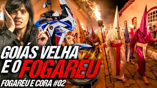 😱 Sombria PROCISSÃO DO FOGARÉU em GOIÁS VELHO! [VIAGEM DE MOTO - Africa Twin]