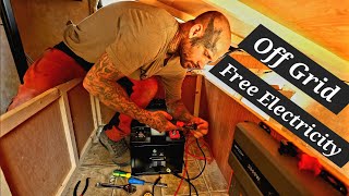 Solar Panel and Battery Installation OFF GRID Camper Trailer