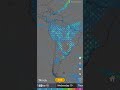 Rain Forecast of South America for the next Two Days.- Windy.com