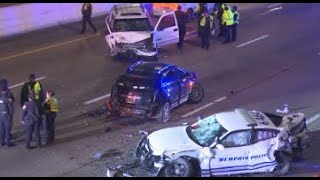 Two MPD officers struck while investigating hit-and-run crash on I-240 in East Memphis, police say