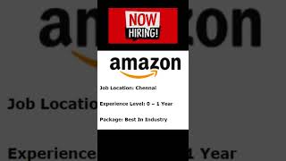 Amazon Hiring freshers | amazon off campus drive for 2022 batch |