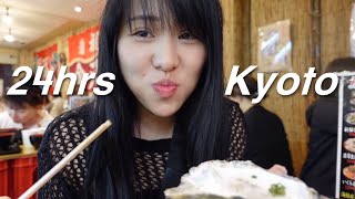 24 HRS OF FOOD IN KYOTO: nishiki market, family mart, kyoto station