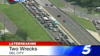 Wrecks Cause I-40 Traffic Jam