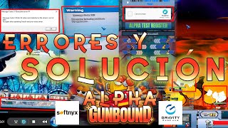 SOLUCIÓN de ERRORES GunBounD Alpha Test | No video card | Power Bar Invisible | Antivirus Error .exe