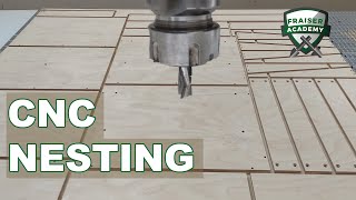 Nesting CNC veloce Legno con pantografo SCM e fresa diamantata | Fraiser