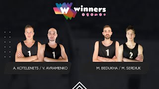 Winners Beach Volleyball. Men. A. Kotelenets / V. Avramenko - M. Bedukha / M. Serdiuk  25.01.2025