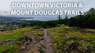 Peaceful Sunday Morning Walk in Victoria, BC: Downtown \u0026 Mount Douglas Trails on Vancouver Island