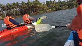 Kayaking at Kavvayi, Payyanur