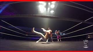 Volador Jr vs Caristico vs Misterioso Jr vs Blood Eagle