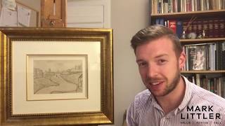 A quick look at an ORIGINAL L S Lowry pencil drawing with Mark Littler