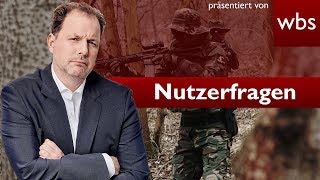 Warum darf das SEK legal töten? | Nutzerfragen Rechtsanwalt Christian Solmecke