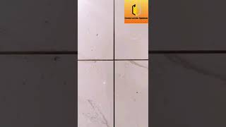 Installing big ceramic floor tile technique epoxy grout#shorts